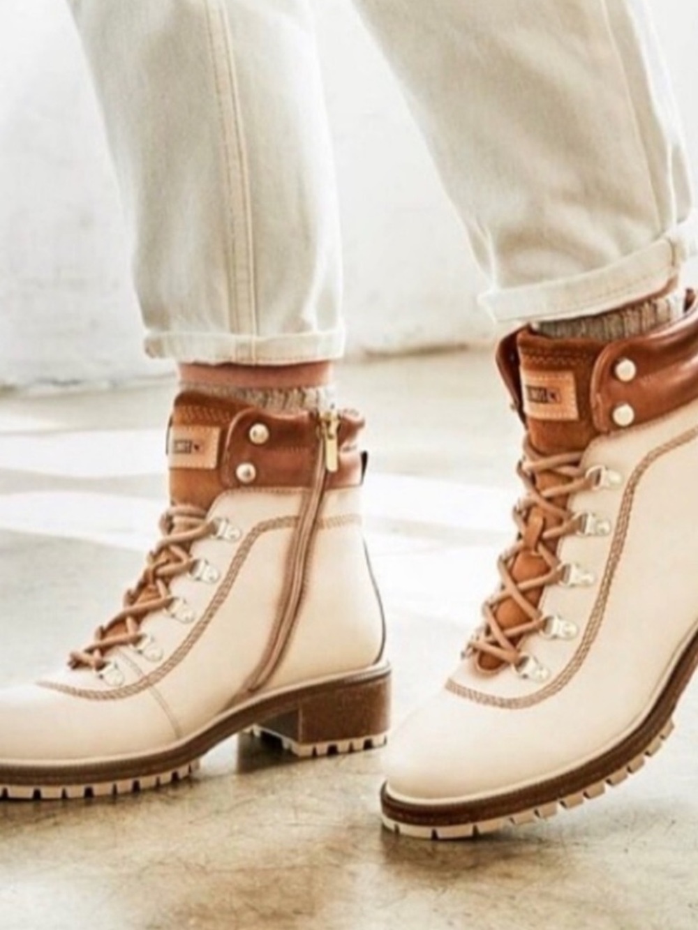 Pikolinos Aspe Leather lace-up/Zip-up Ankle Boots